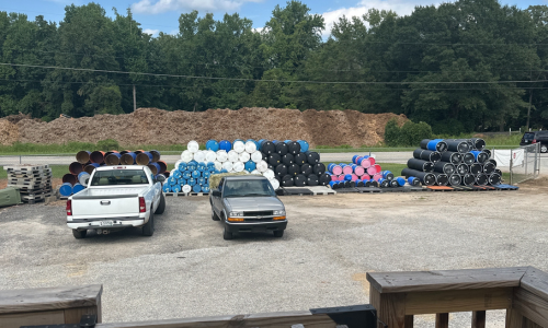 Stacked barrels
